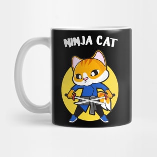 Funny Ninja Cat Cats Lover Gift Mug